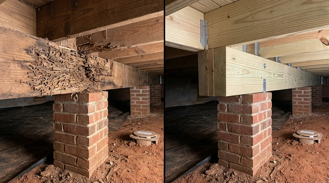 Why Winston-Salem Homes Get So Much Termite and Wood Rot Damage: and What to Do About It